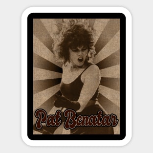 Vintage 80s Pat Benatar Sticker